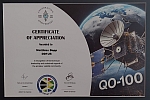 Certificate of Appreciation from AMSAT-SA